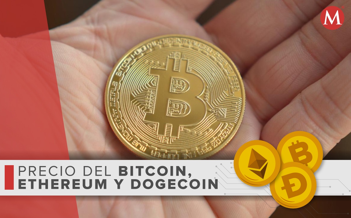 Precio-bitcoin ethereum dogecoin-HOY.  16-junio 2022. México