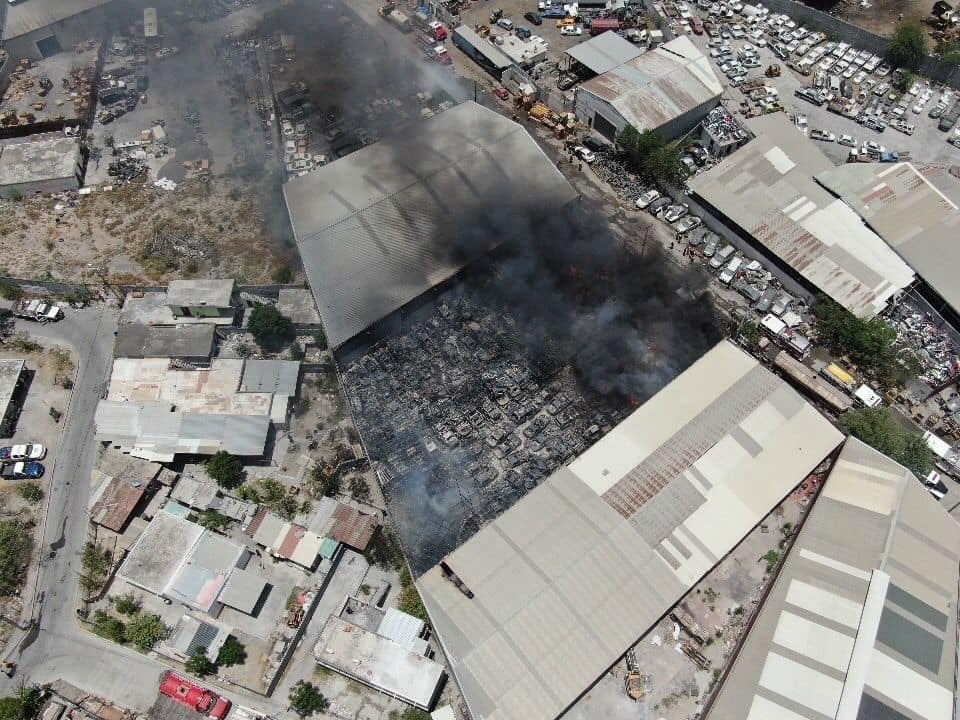 No se reportaron personas lesionadas. Foto: Protección Civil
