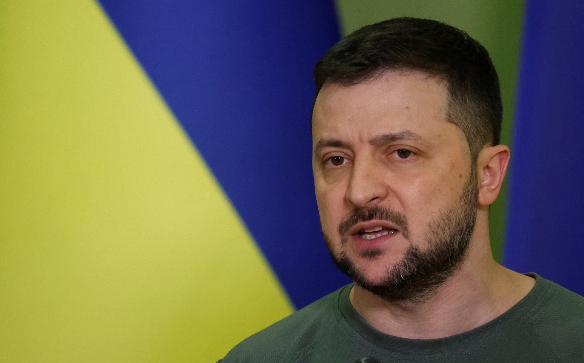 Volodimir Zelenski, presidente de Ucrania. (Reuters)