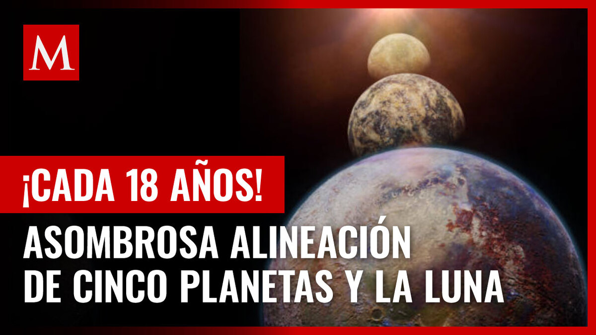 La luna se alineará con cinco planetas: Cuándo ver durante junio 2022