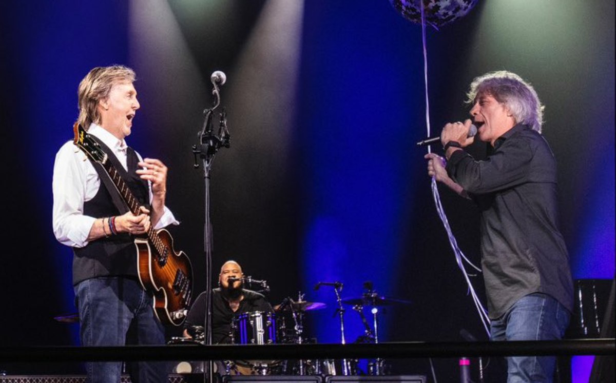 Paul McCartney y Bon Jovi (Twitter)