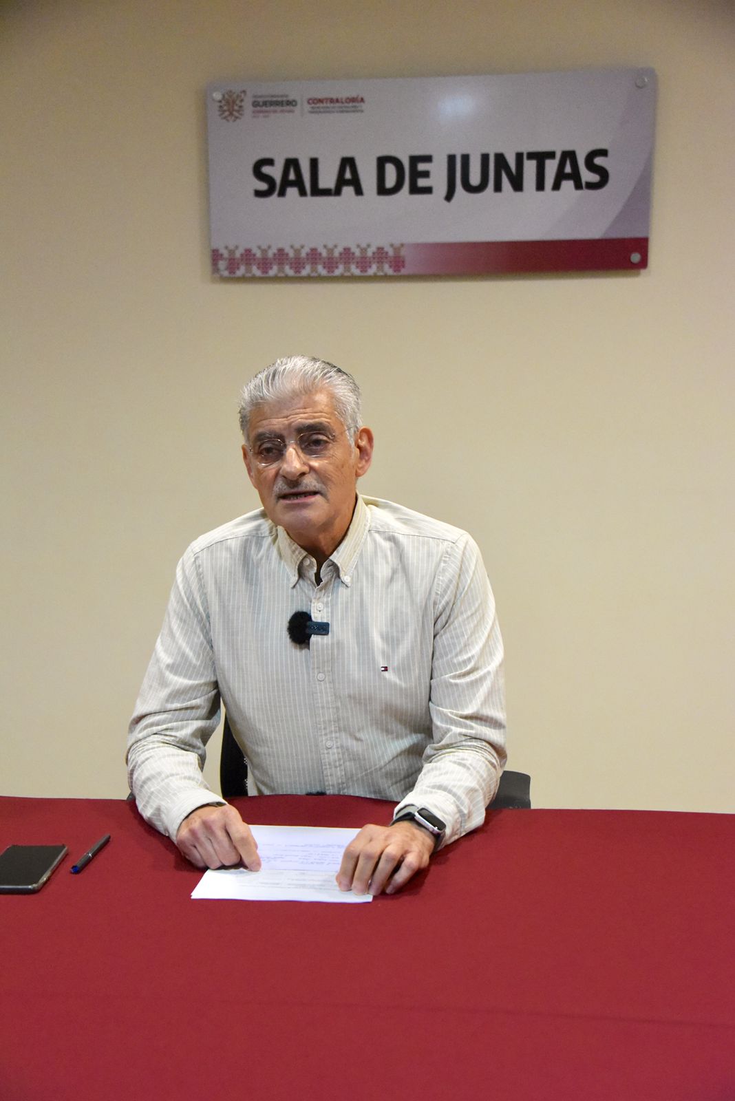 El secretario de Controlaría y Transparencia Gubernamental, Eduardo Loria Casanova (Especial)