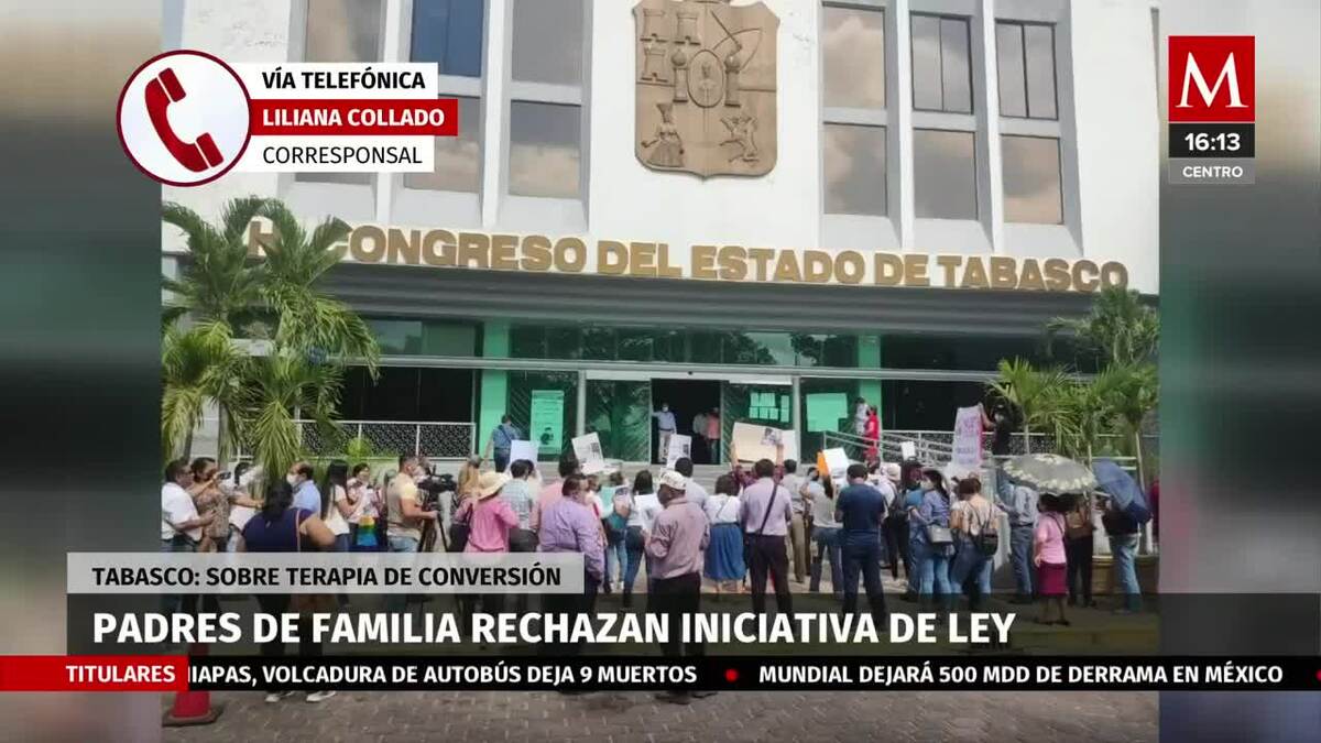 En Tabasco, padres protestan contra iniciativa de ley sobre terapia de conversión