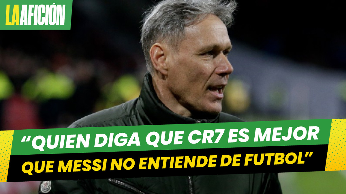 Van Basten cree que Messi es mejor que Cristiano Ronaldo