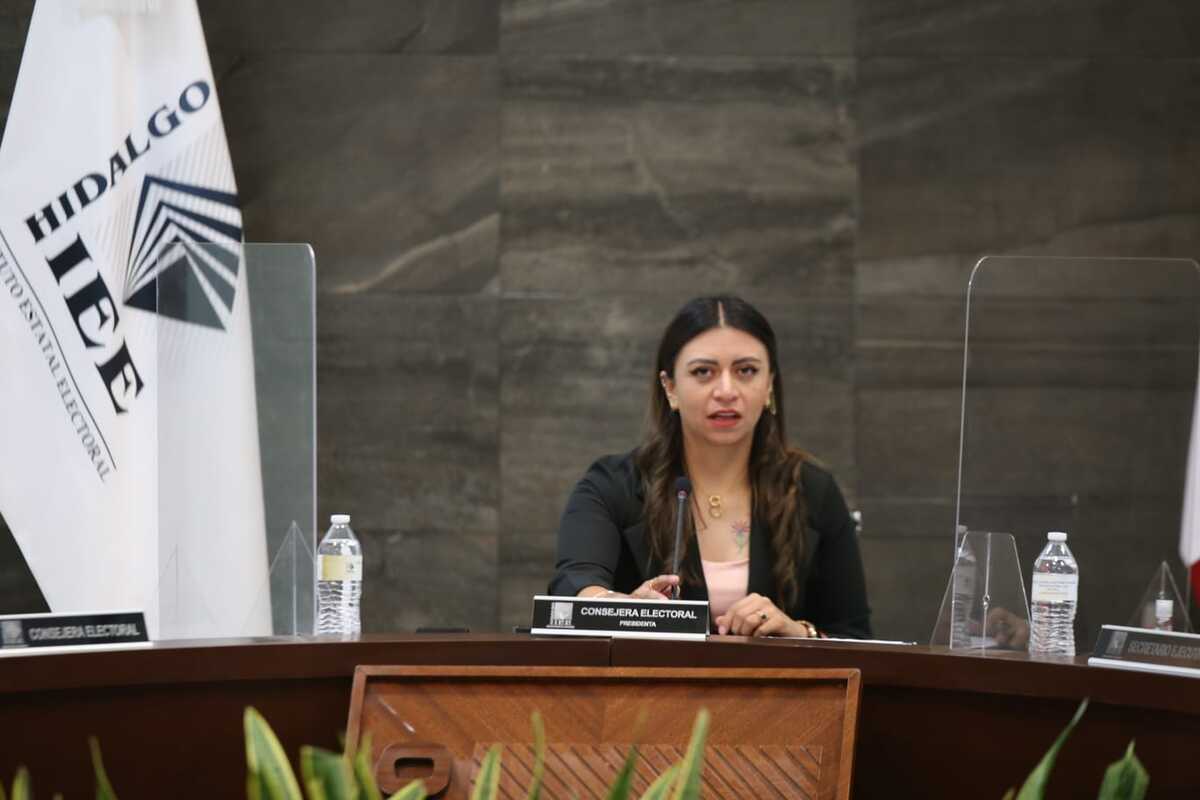 Ariadna González Morales, presidenta provisional del IEEH. (Jorge Sánchez)