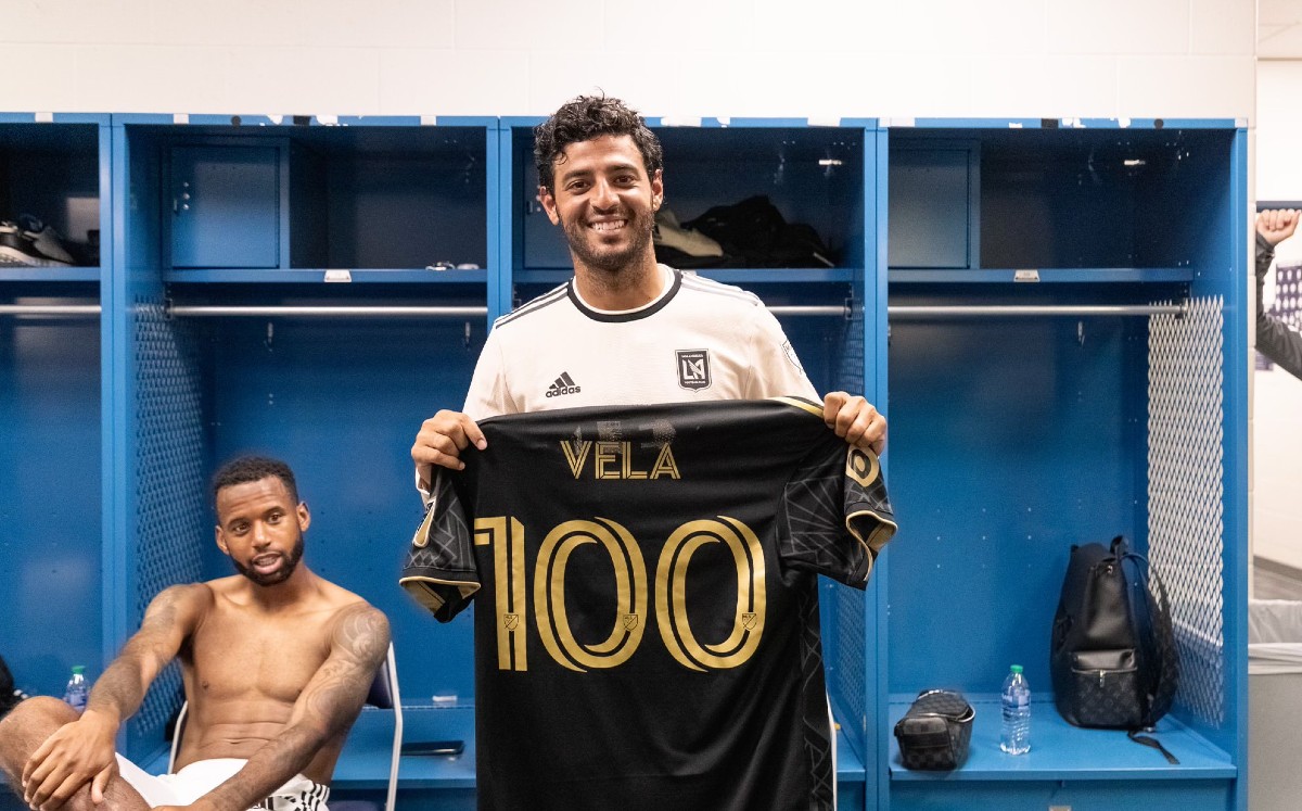 Carlos Vela llega a los 100 partidos en la MLS con Los Angeles FC (Twitter @LAFC)
