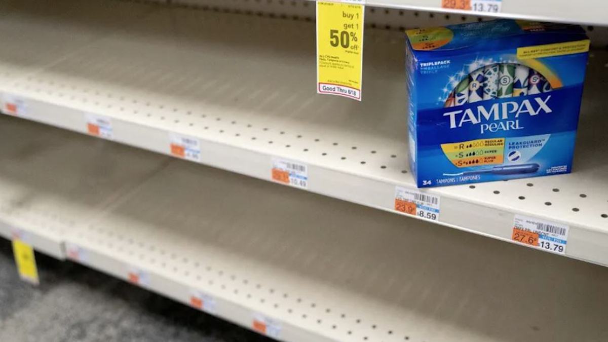 En EU, se agrava crisis de desabastecimiento por escasez de tampones