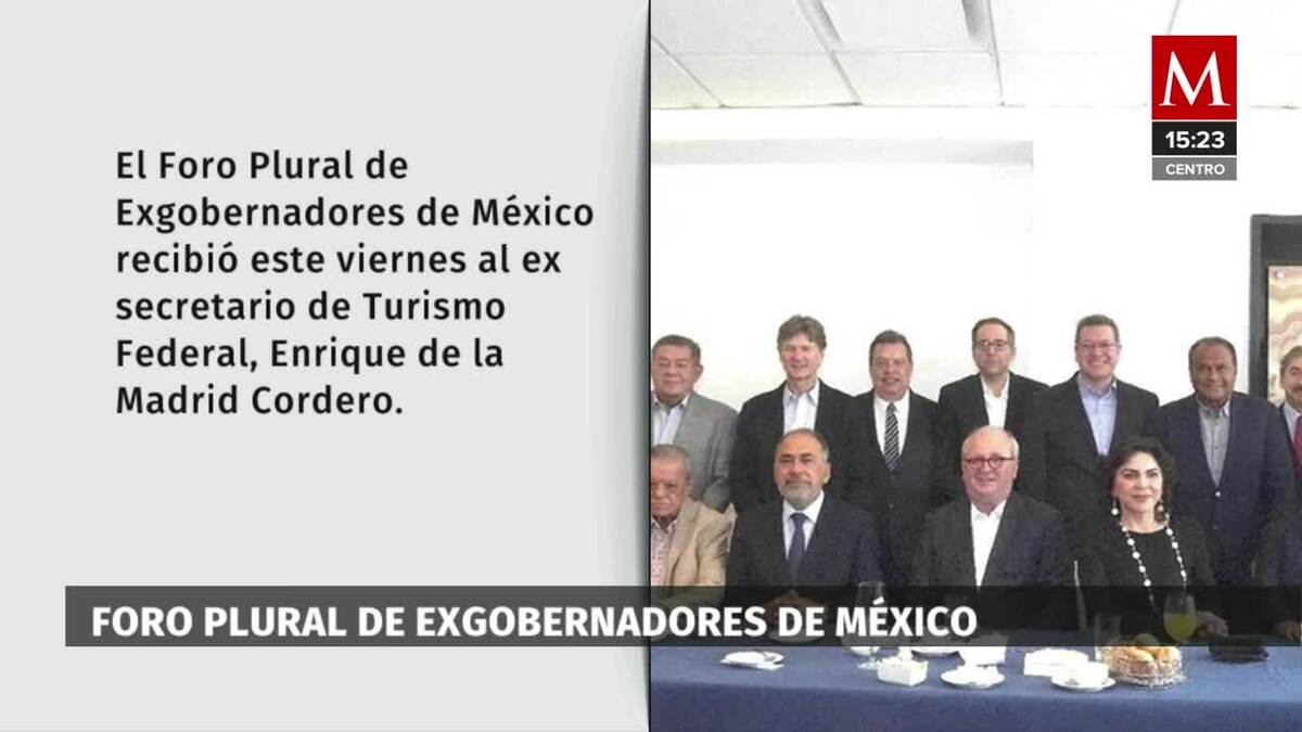 Foro Plural de ex gobernadores recibió a Enrique de la Madrid