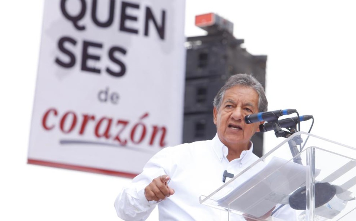 Higinio Martínez, senador de Morena, durante un evento.  | Especial
