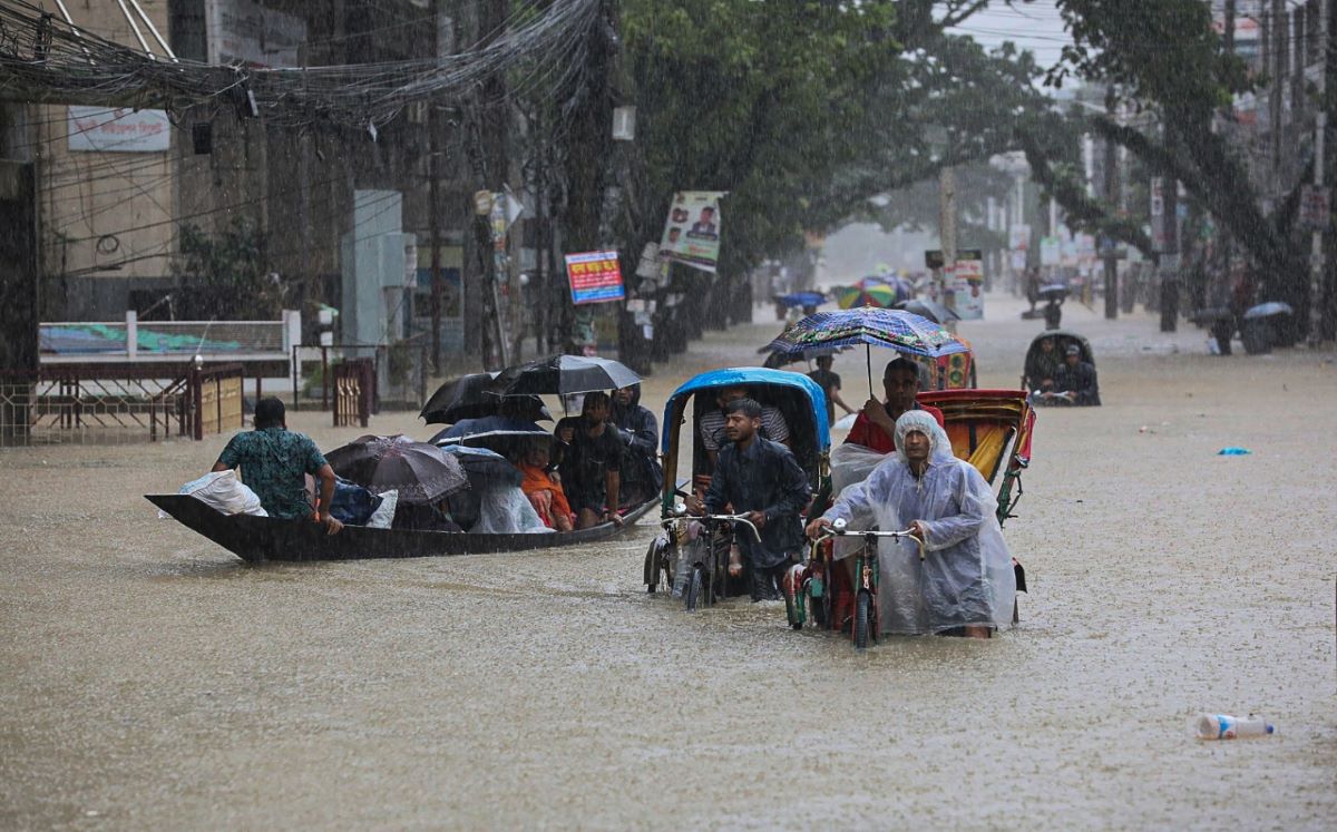 En India y Bangladés al menos 59 muertos por lluvias torrenciales. | AFP