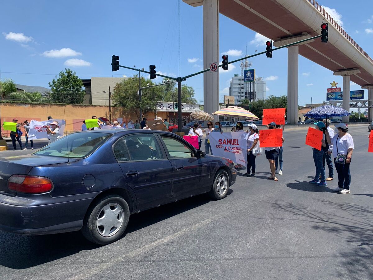 La manifestación trajó congestionamiento vial en San Nicolás. Foto: Pedro Delgado