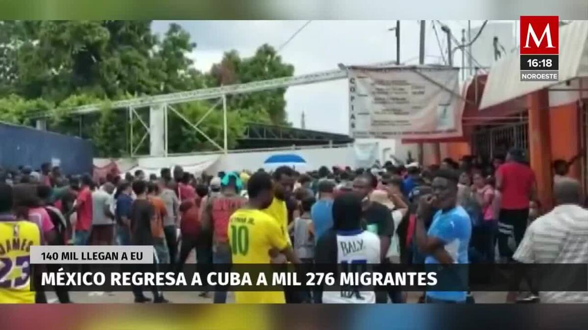 México devuelve migrantes Cubanos que no logran llegar a EU