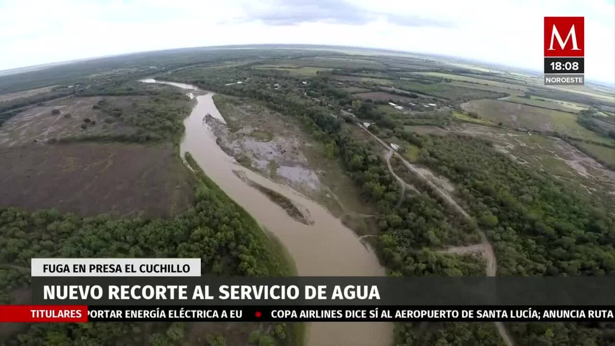 Alertan por macro fuga en acueducto de presa El Cuchillo