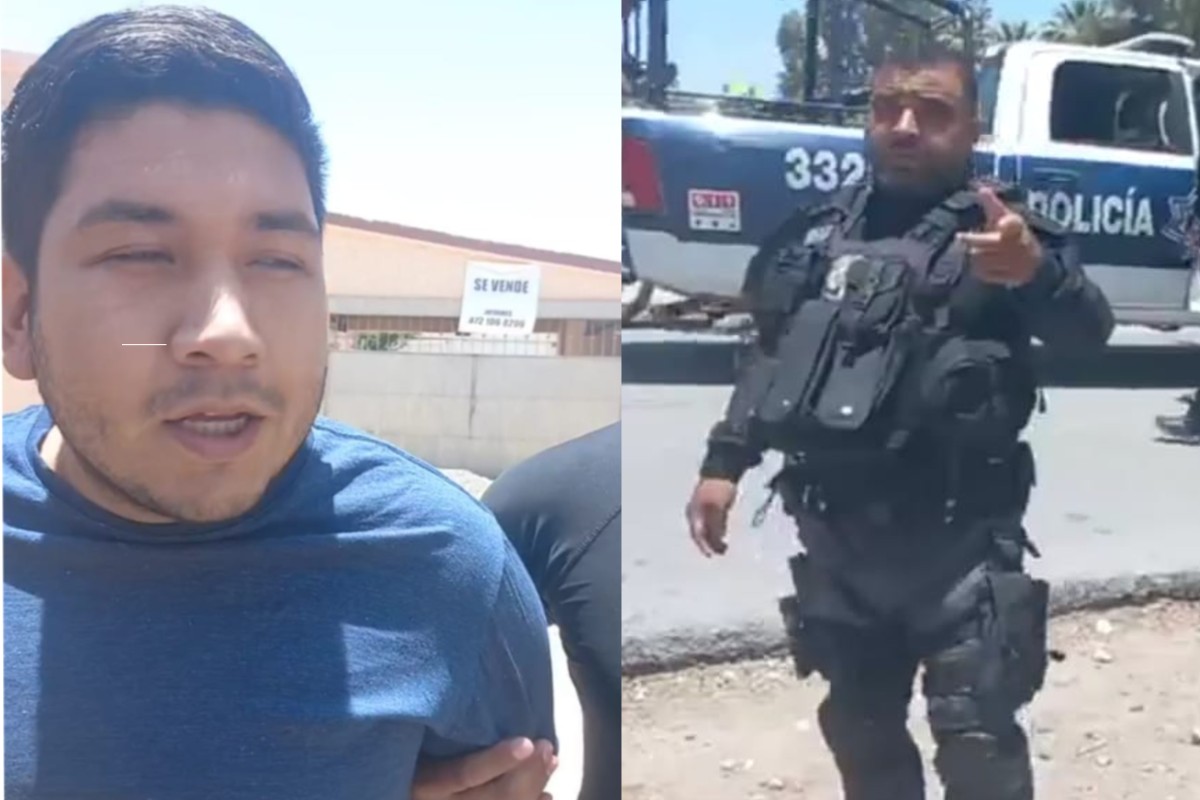Detienen a presunto reportero por no portar identificación | Cortesía