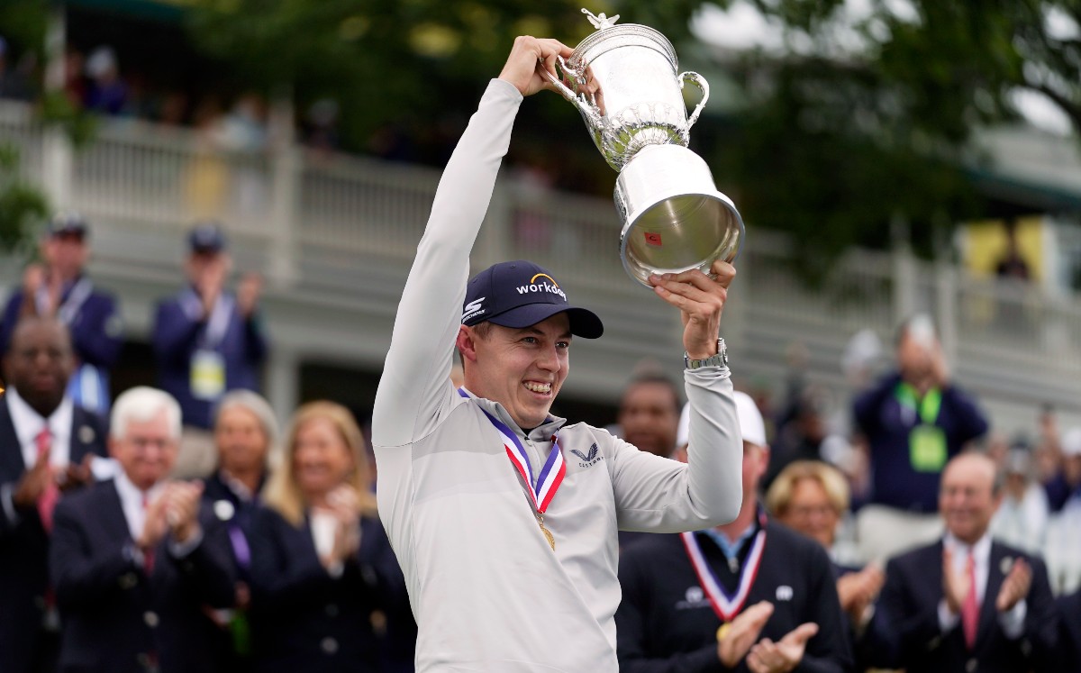 Matt Fitzpatrick, campeón del US Open de golf (AP)