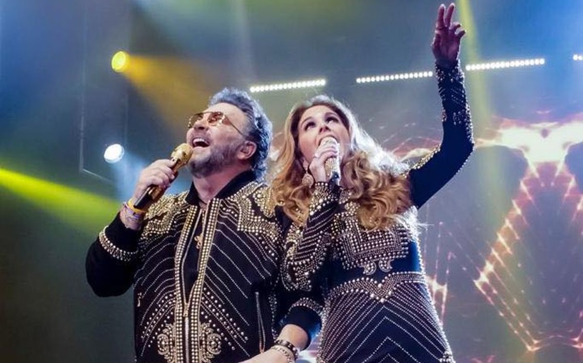 Lucero y Mijares en concierto