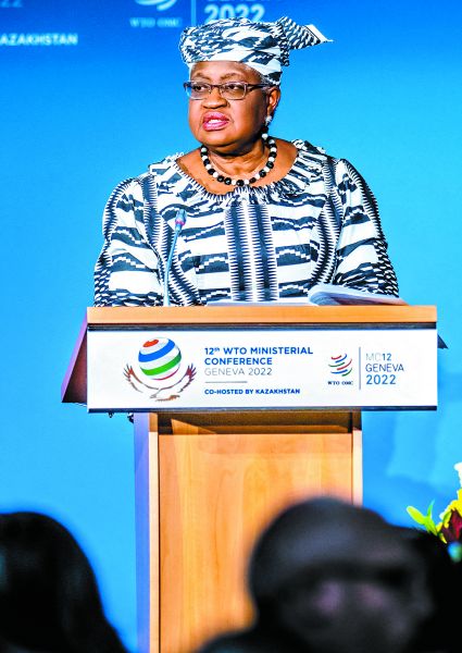 Ngozi Okonjo-Iweala, presidenta en turno. Reuters