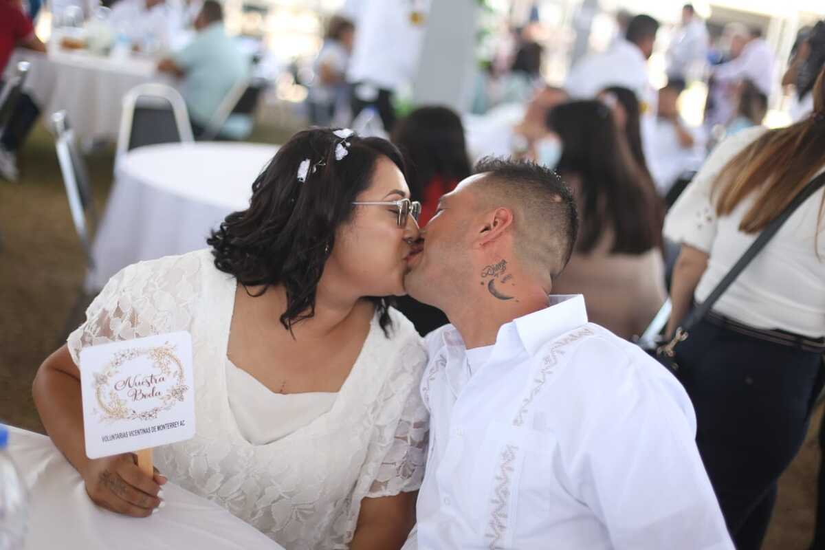 El amor fue el plato principal en las mesas. Foto: Jorge López