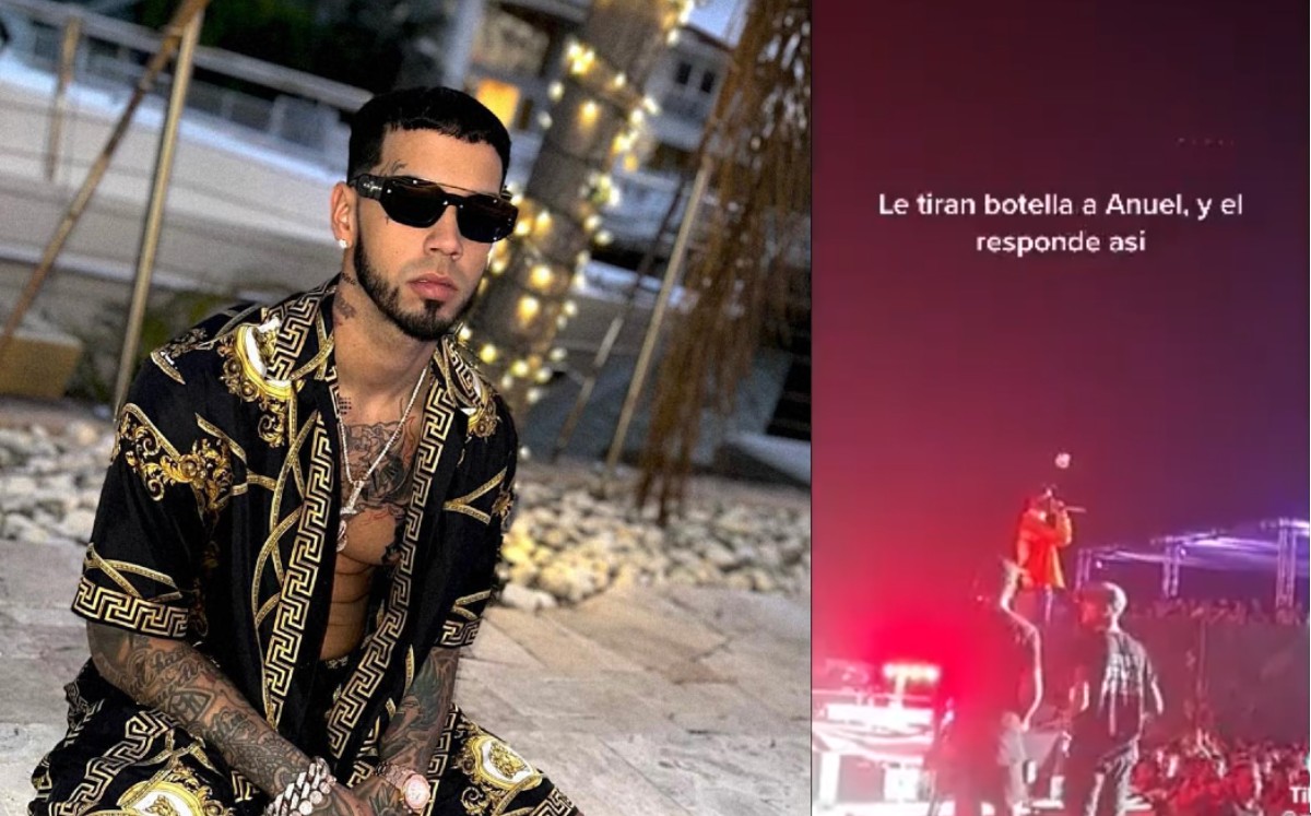 Anuel AA explota contra fan durante concierto