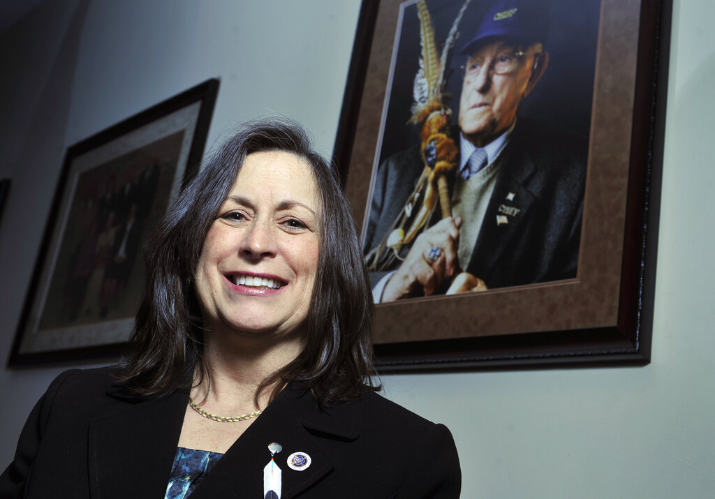 La jefa vitalicia de la tribu Mohegan, Marilynn 'Lynn' Malerba. | AP