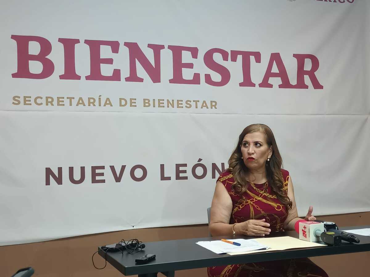 Judith Díaz, delegada de la Secretaría del Bienestar en Nuevo León. Foto: Eduardo Mendieta.
