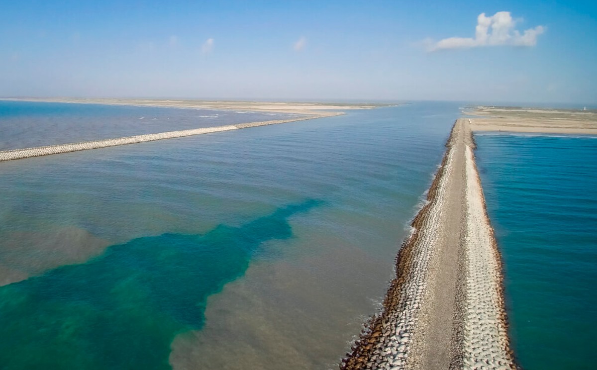 Puerto de Matamoros avanza en sus obras de construcción.