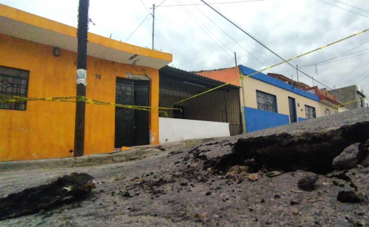Casa afectada por sismo en Zapotlán El Grande, Jalisco (Nacho Reyes)
