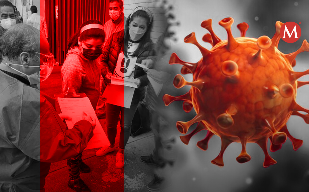 Los centros de salud tuvieron largas fias para realizar pruebas de coronavirus. | Foto: César Velázquez / Diseño: Especial