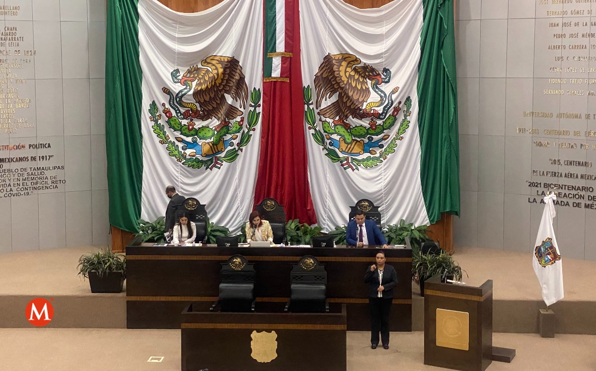 Congreso de Tamaulipas en sesión hoy 22 junio 2022. (Antonio Hernández)