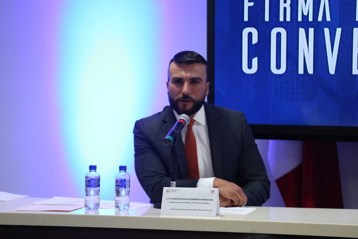 Cristian Guerrero, director de Radio y Televisión de Hidalgo (Jorge Sánchez)