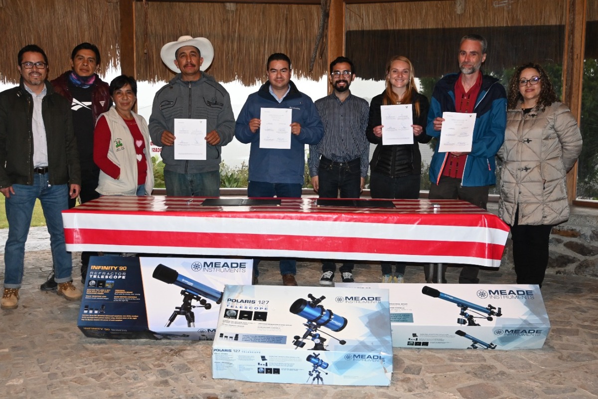La donación de telescopios se hace con la finalidad de fortalecer el astroturismo (Cortesía)