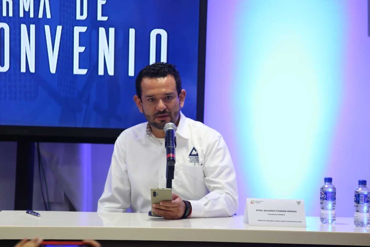 Eduardo Iturbe Méndez, presidente de la Canaco-Servytur Pachuca (Jorge Sánchez)