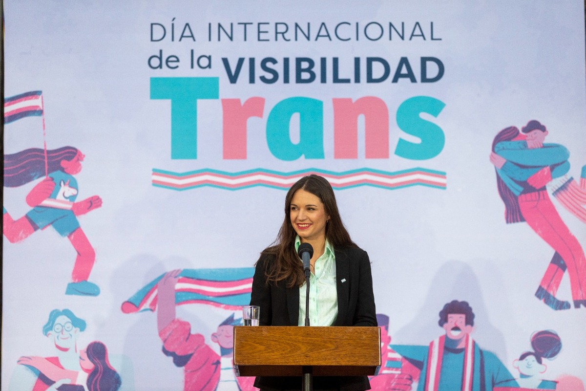 Irina Karamanos, primera dama de Chile. (Twitter)