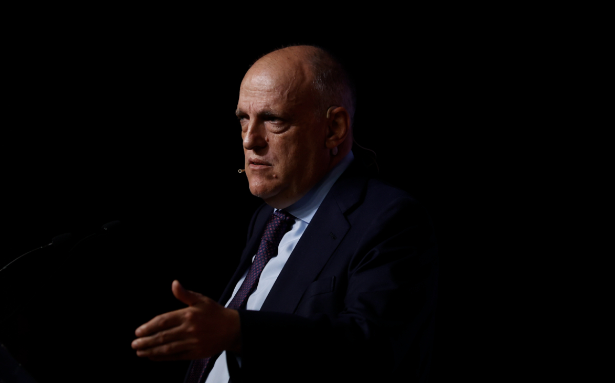 Javier Tebas arremete contra Nasser Al Khelaifi (EFE)