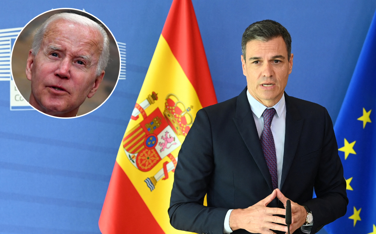 Joe Biden se reunirá con el presidente del gobierno de España, Pedro Sánchez. (AFP)