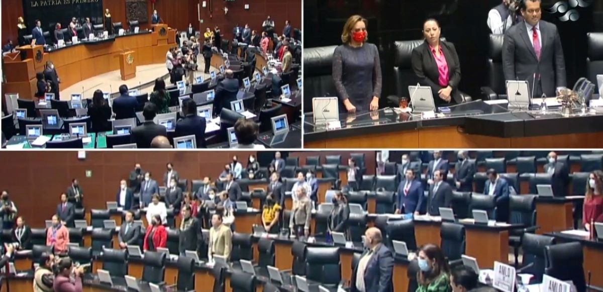 Un minuto de silencio en la cámara de senadores por lo ocurrido en Chihuahua. | Especial