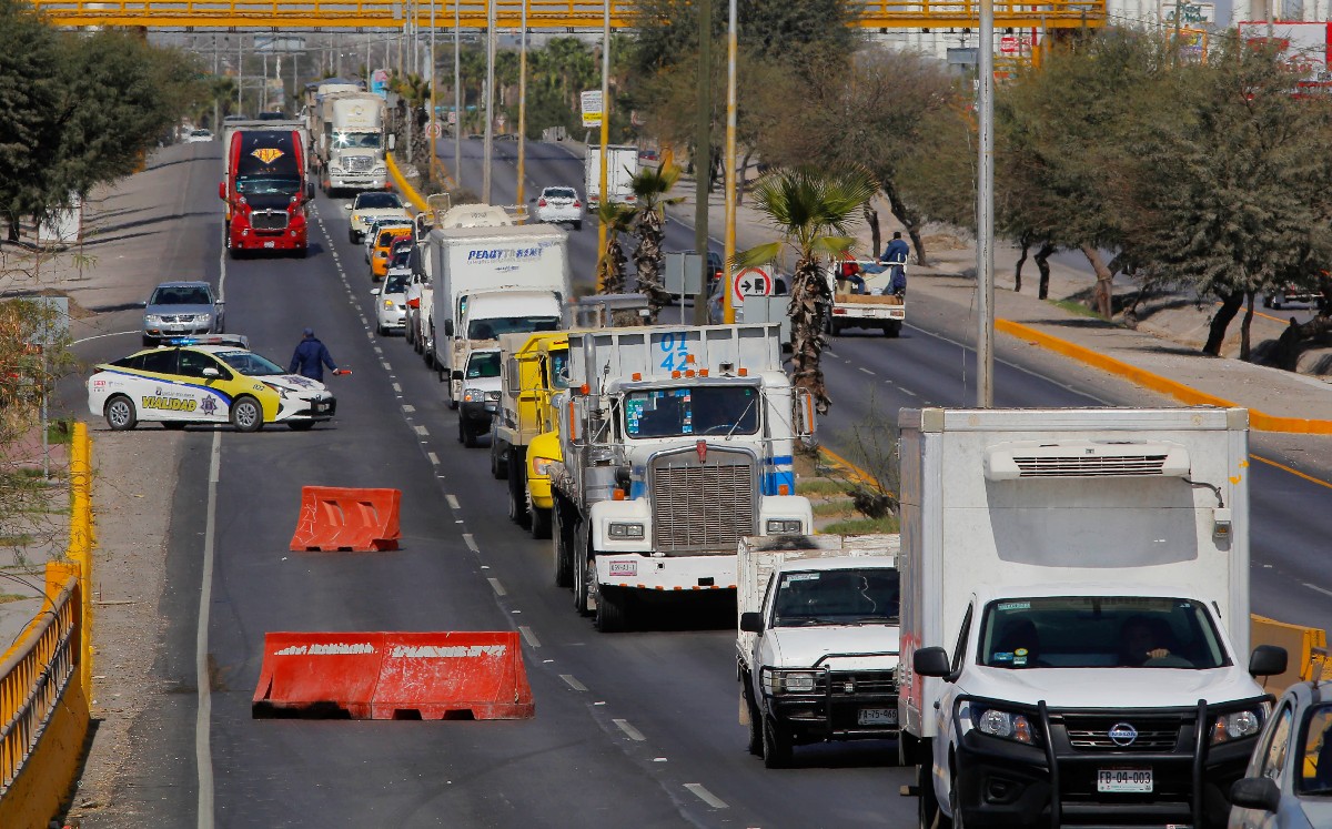 Periférico Raúl López Sánchez en Torreón. (Manuel Guradarrama)