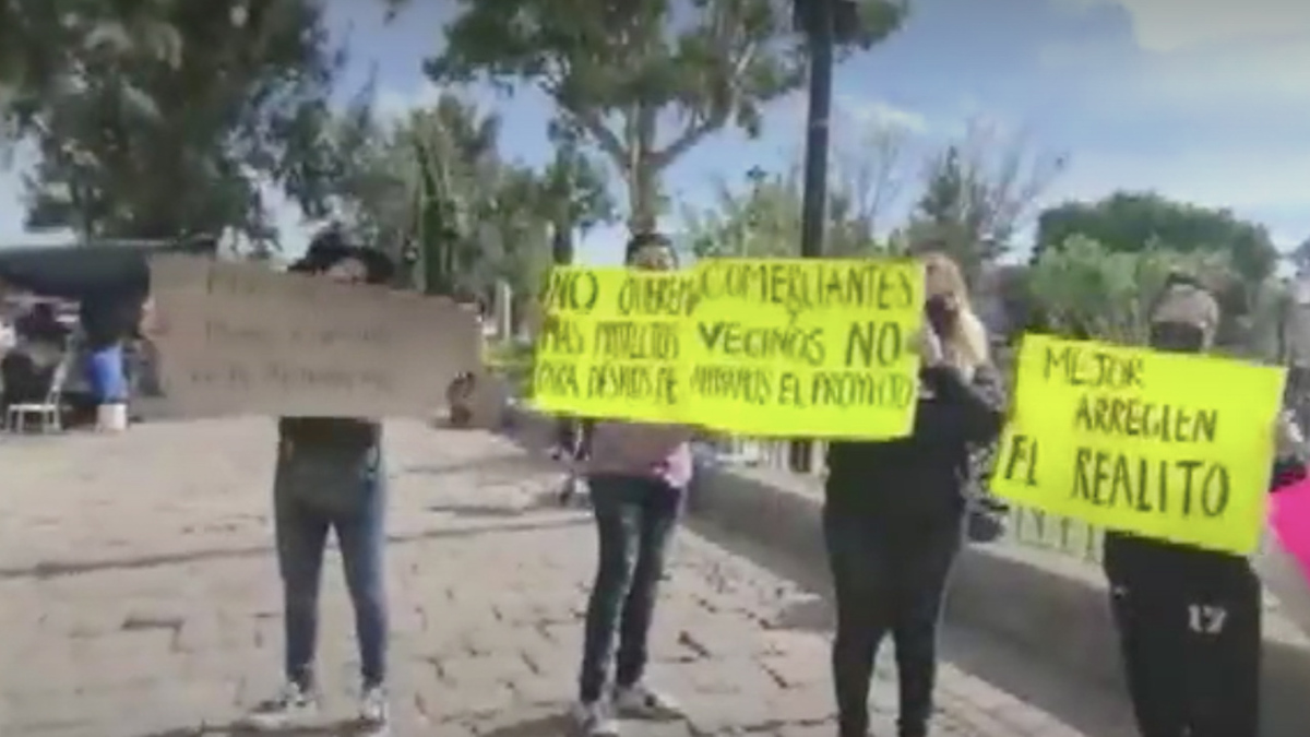 Protestan por retiro de ciclovía en San Luis Potosí