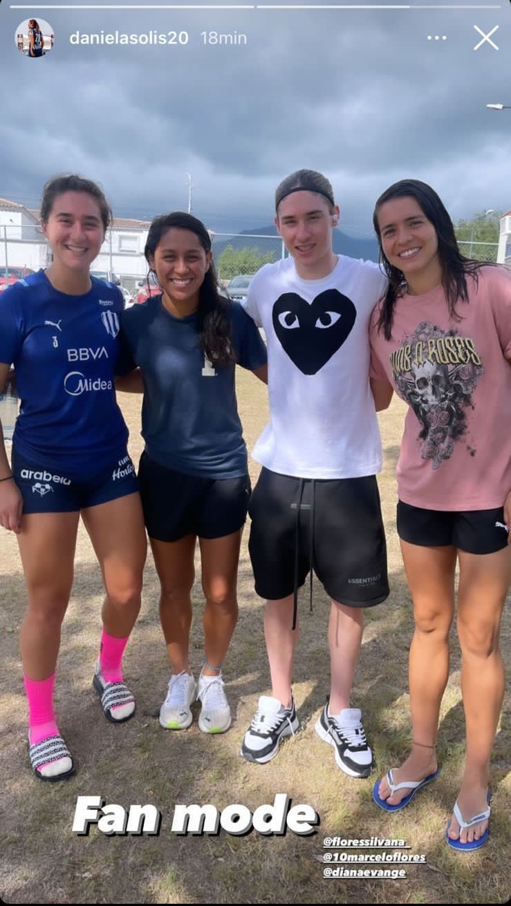 Marcelo Flores visitó las instalaciones del Barrial