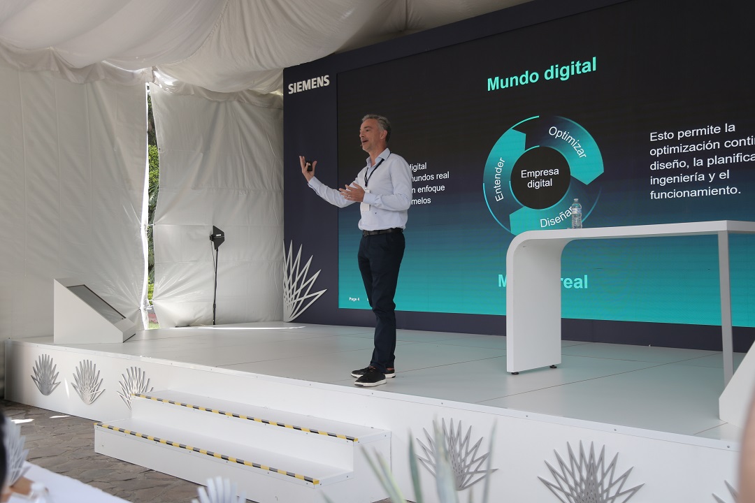 Alejandro Preinfalk, CEO de Siemens México, Centroamérica y el Caribe, explicó el impacto positivo que ha tenido en este sector.  (Cortesía)