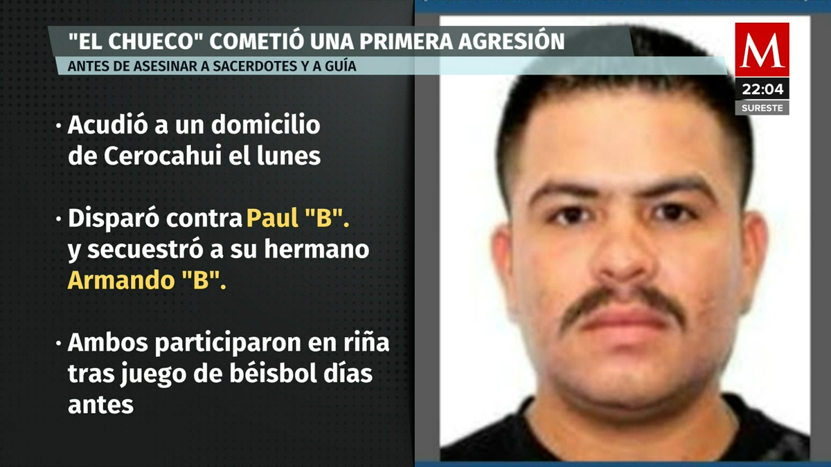 El Chueco agredió a dos personas antes de atacar a sacerdotes: fiscal
