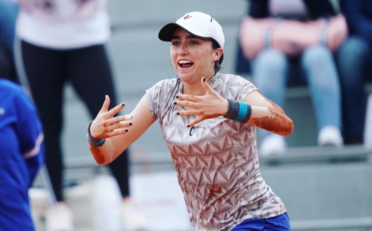 Fernanda Contreras avanzó al cuadro principal de Wimbledon (Instagram)