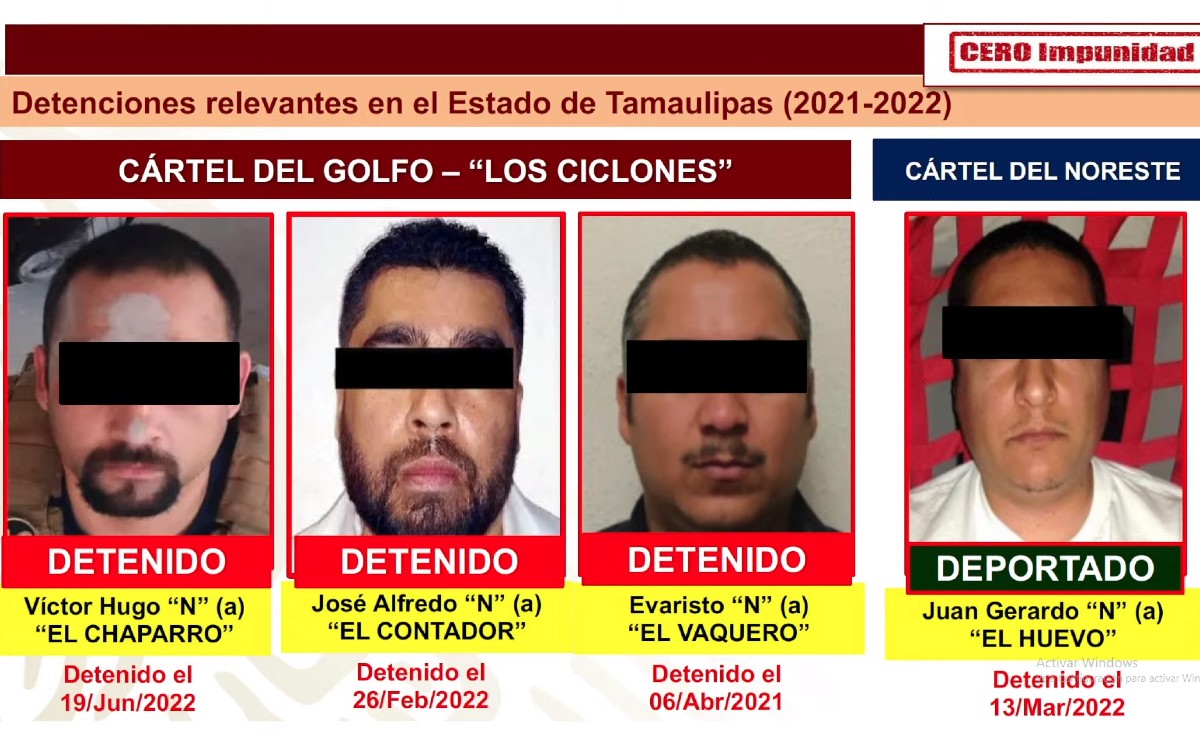 Fue detenido el día en que se presentaron una serie de bloqueos en Matamoros.