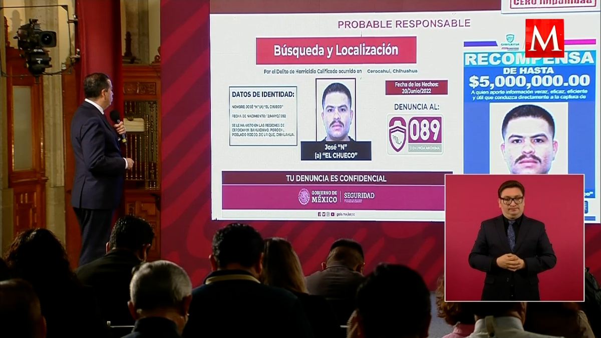 México pide apoyo de EU para detener a ‘El Chueco’, presunto ...
