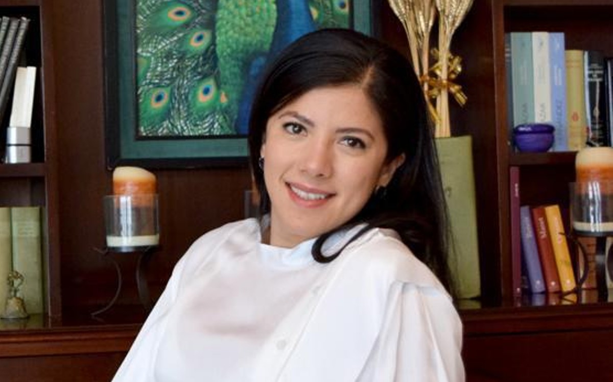 La vicepresidenta del Centro Mexicano de Protección y Promoción de los Derechos de Autor. (Facebook: Quetzalli de la Concha Pichardo)
