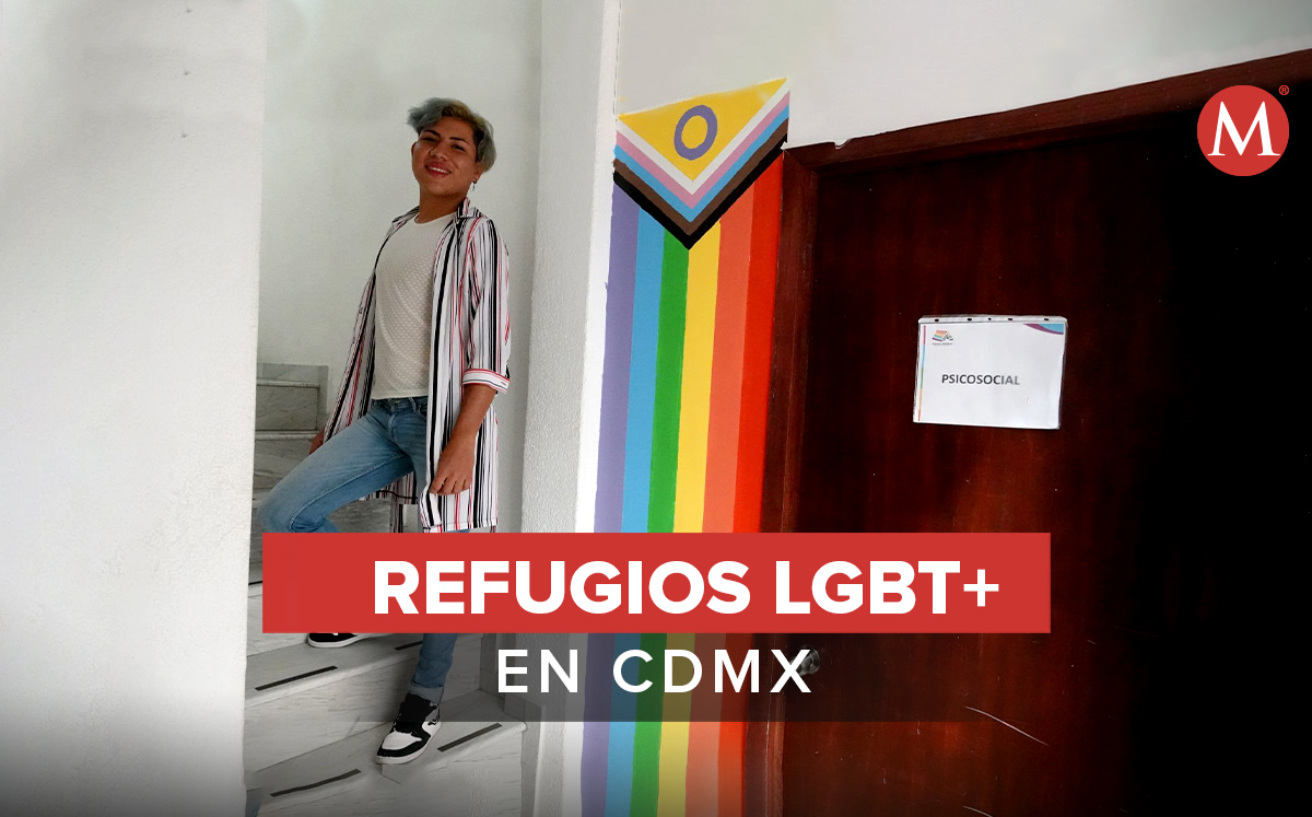 En CdMx hay varios refugios para poyar a integrantes de la comunidad LGBT+. | Foto: Cuartoscuro Diseño: Margarita Salomorán