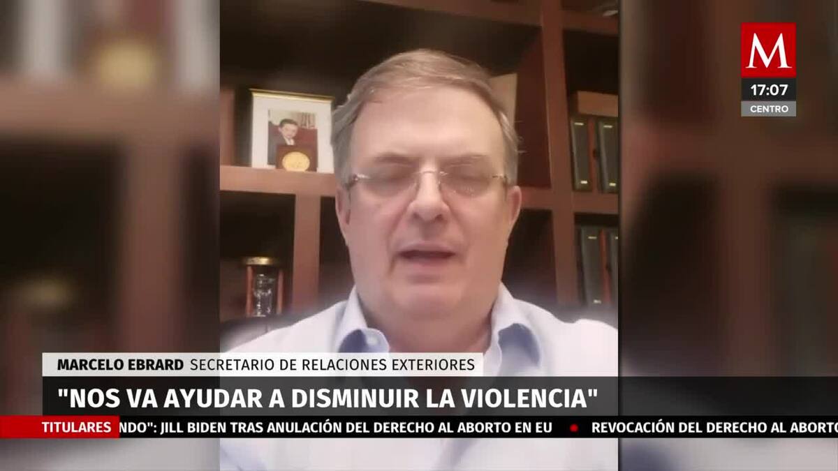 Ebrard celebra aprobación de ley sobre control de armas en EU