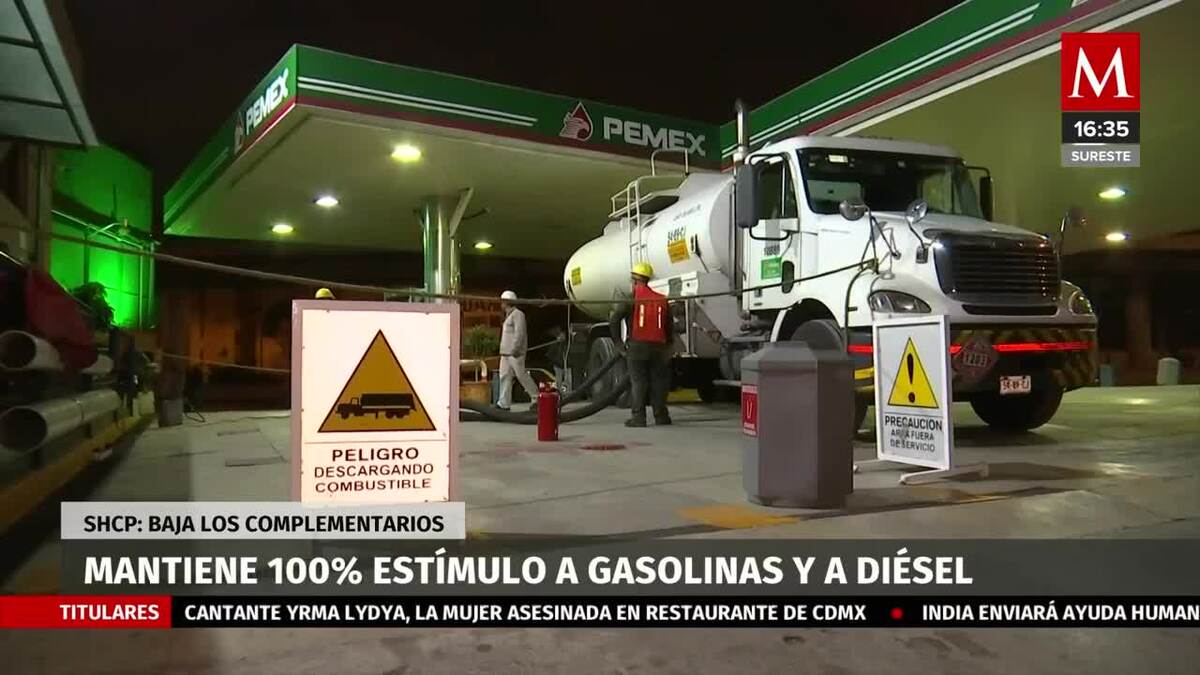 Hacienda mantiene estímulo a gasolinas y diésel