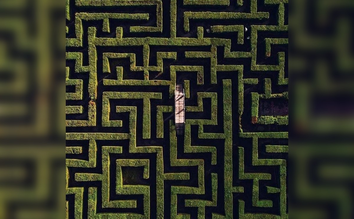 "Laberinto ingles de más de 4 mil metros cuadrados" | Foto: Instagram Hacienda Panoaya Oficial.