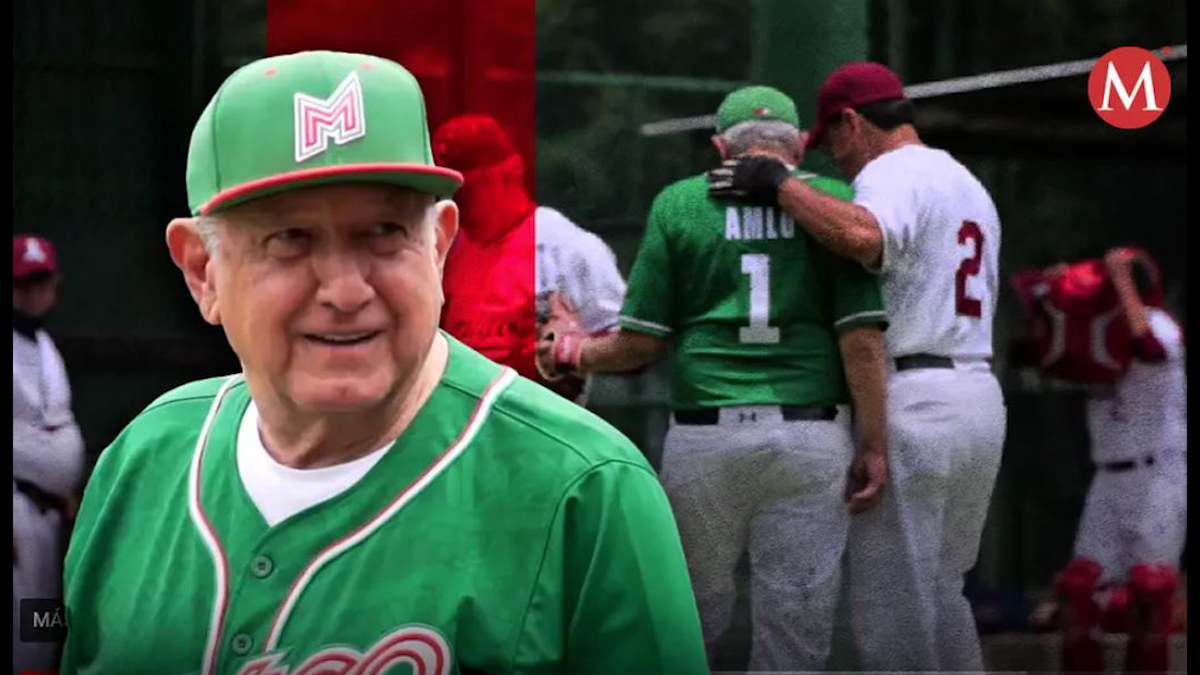 “Nos metieron algunos cachuriles”: AMLO juega con estrellas del beisbol